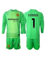 Inter Milan Yann Sommer #1 Maalivahdin Kolmaspaita Lasten 2025-26 Pitkähihainen (+ shortsit)
